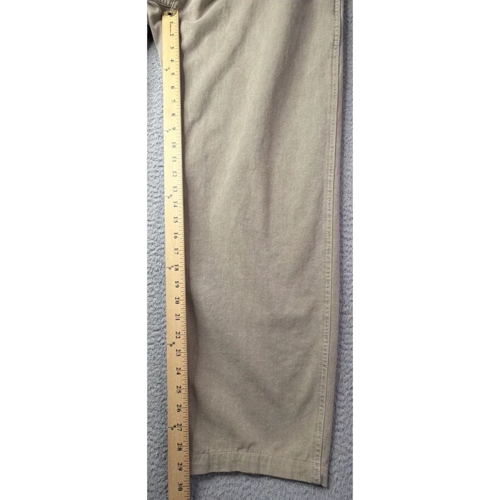 Gramicci Pants Mens Size XL Original Hiking Pants Taupe Khaki Belted Made In USA